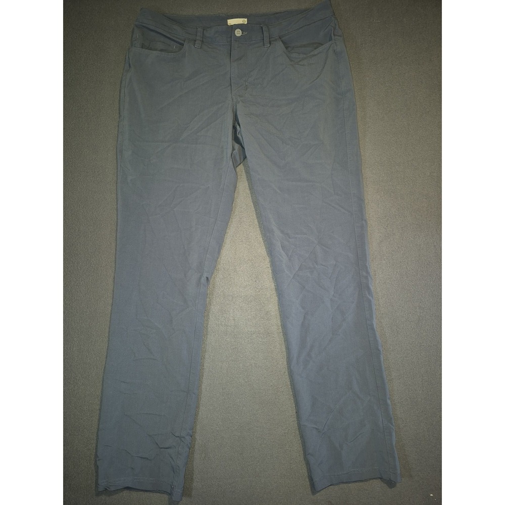 TASC Performance 5 Pocket Chino‎ Pants Mens 35x34 Stretch Fit Casual Bamboo
